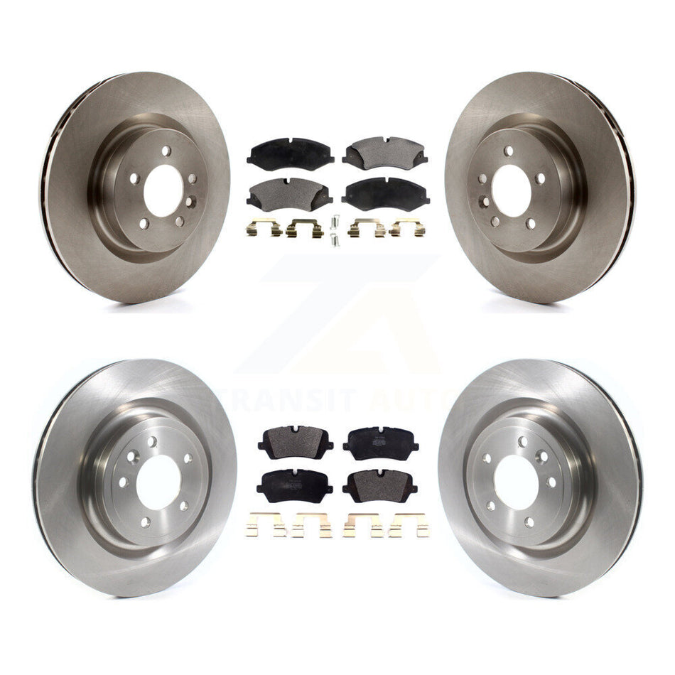 Front Rear Disc Brake Rotors And Semi-Metallic Pads Kit For Land Rover Range Sport Discovery K8F-102727