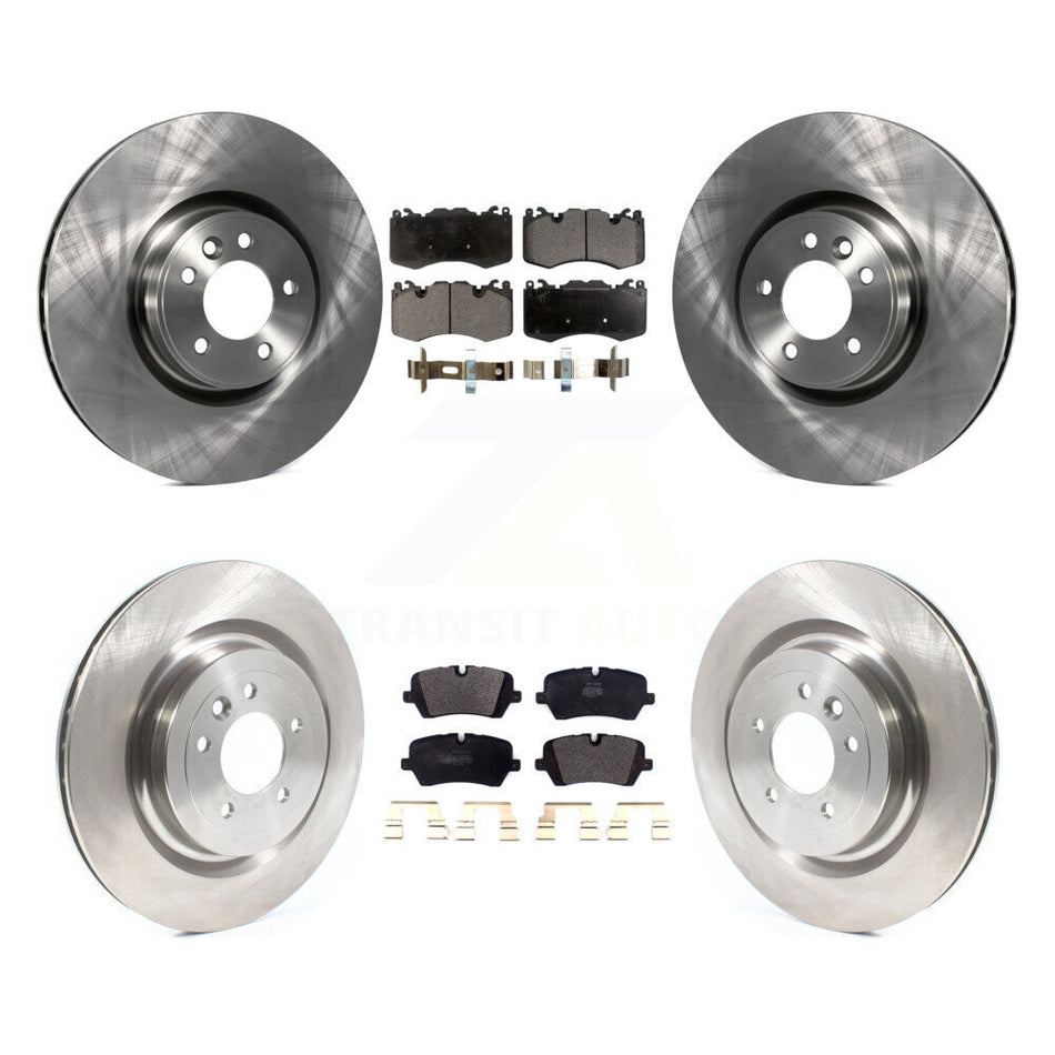 Front Rear Disc Brake Rotors And Semi-Metallic Pads Kit For Land Rover Range Sport K8F-102734