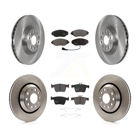 Front Rear Brake Rotor & Semi-Metallic Pad Kit For Audi Q3 Volkswagen Golf R Arteon S3 A3 K8F-102745