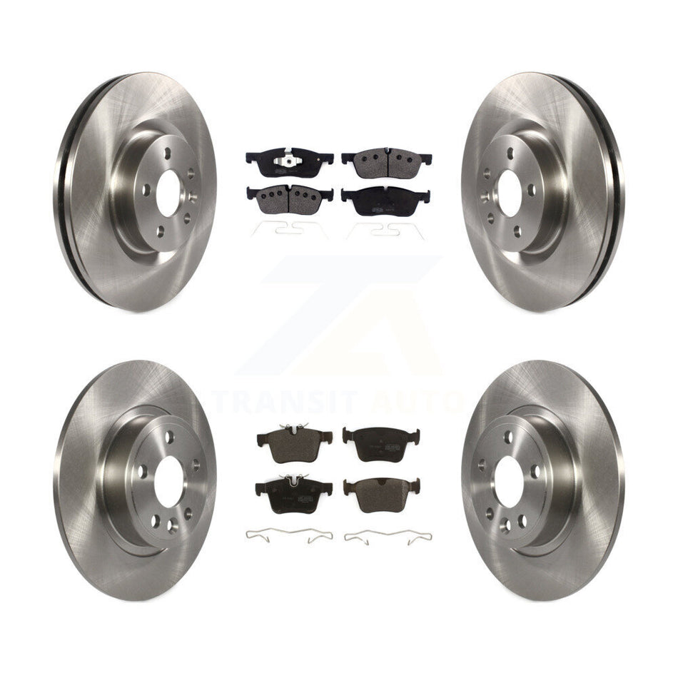 Front Rear Disc Brake Rotors And Semi-Metallic Pads Kit For Land Rover Discovery Sport Jaguar E-Pace K8F-102777