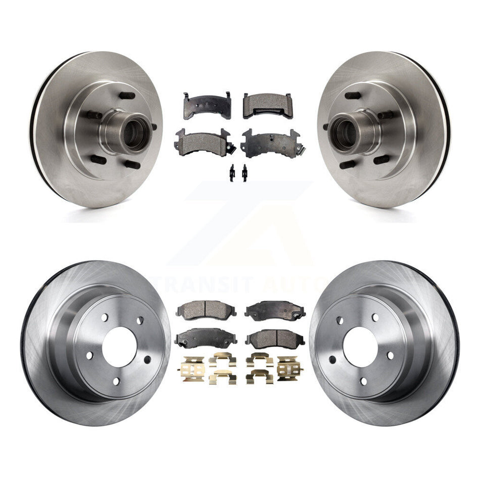 Front Rear Disc Brake Rotors And Semi-Metallic Pads Kit For Chevrolet S10 Blazer GMC Sonoma Jimmy Isuzu Hombre K8F-102940