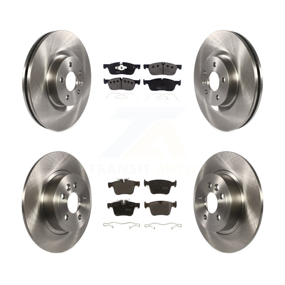 Front Rear Disc Brake Rotors And Semi-Metallic Pads Kit For Land Rover Range Evoque With 325mm Diameter Rotor K8F-103063