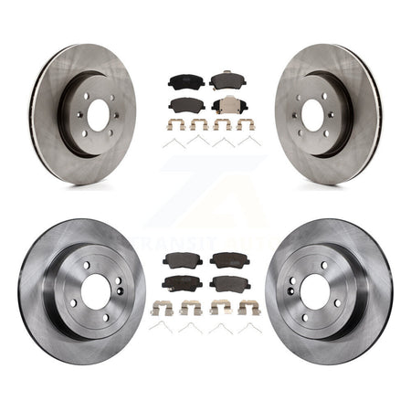 Front Rear Disc Brake Rotors And Semi-Metallic Pads Kit For Kia Rio Hyundai Accent K8F-103431
