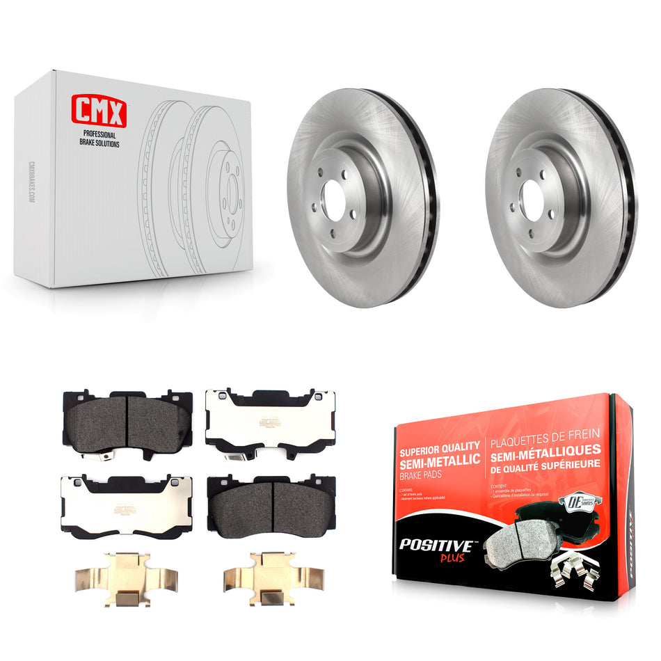 Front Disc Brake Rotors And Semi-Metallic Pads Kit For Ford Mustang K8F-103435