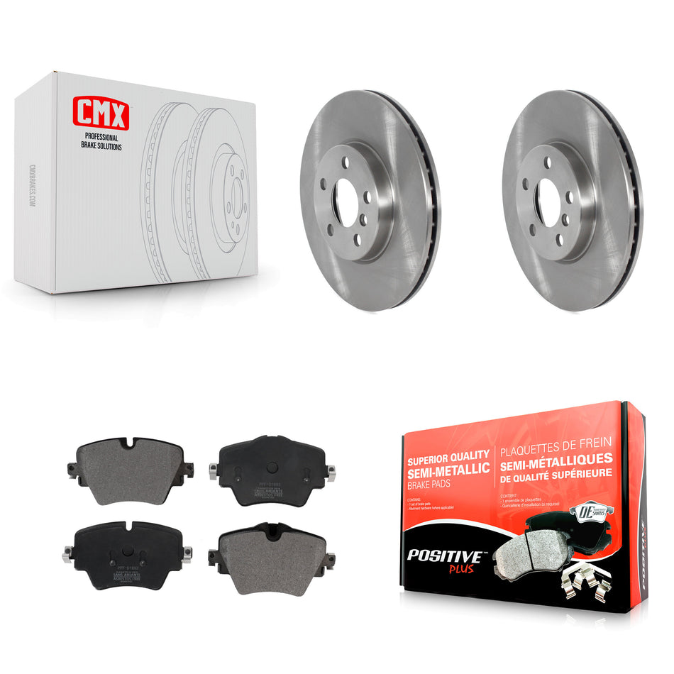 Front Disc Brake Rotors And Semi-Metallic Pads Kit For Mini Cooper Countryman Clubman K8F-103450