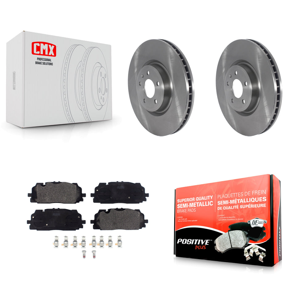 Front Disc Brake Rotors And Semi-Metallic Pads Kit For Audi Q7 SQ5 S5 S4 Sportback K8F-103459