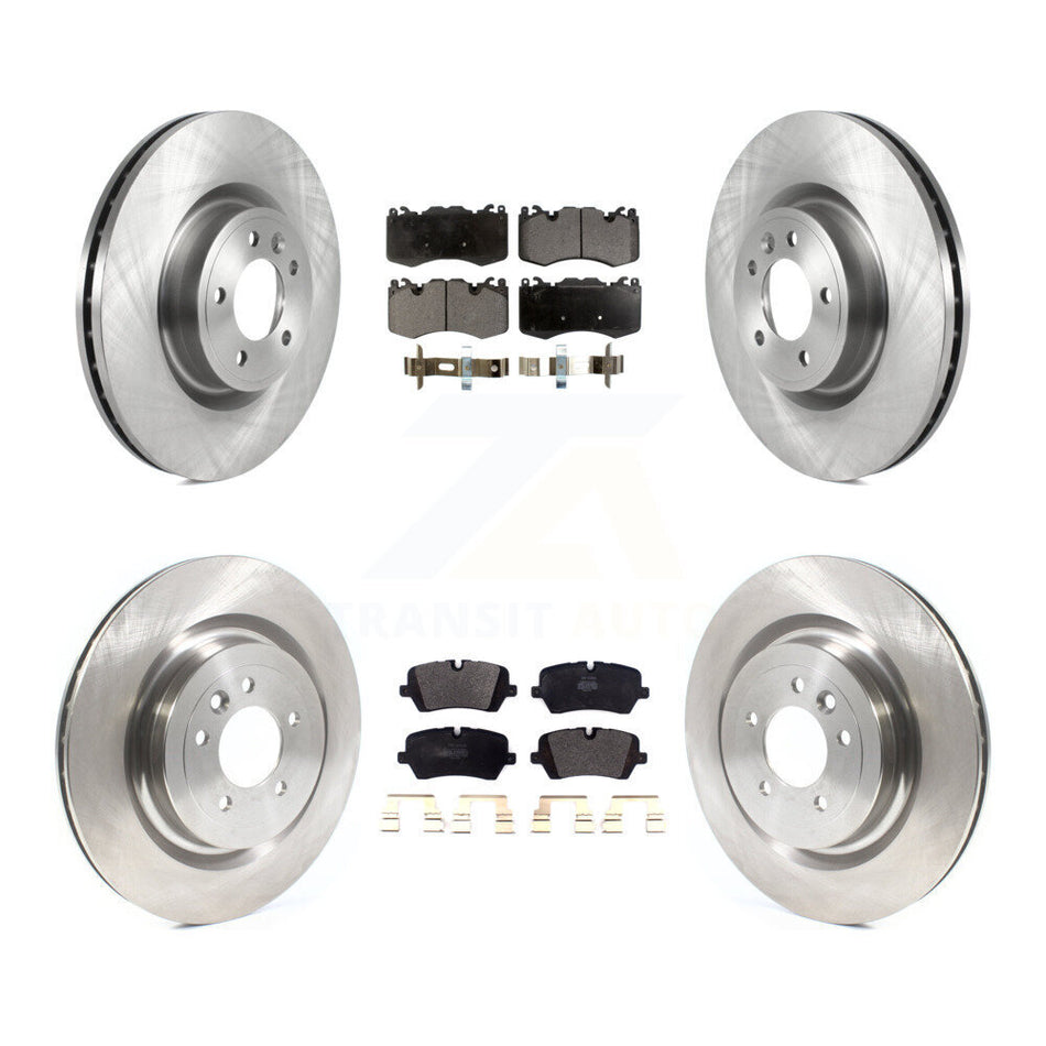 Front Rear Disc Brake Rotors And Semi-Metallic Pads Kit For Land Rover Range Sport With 363mm Diameter Rotor K8F-103482