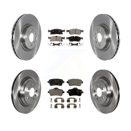 Front Rear Disc Brake Rotors And Semi-Metallic Pads Kit For Mercedes-Benz GLE400 K8F-103501
