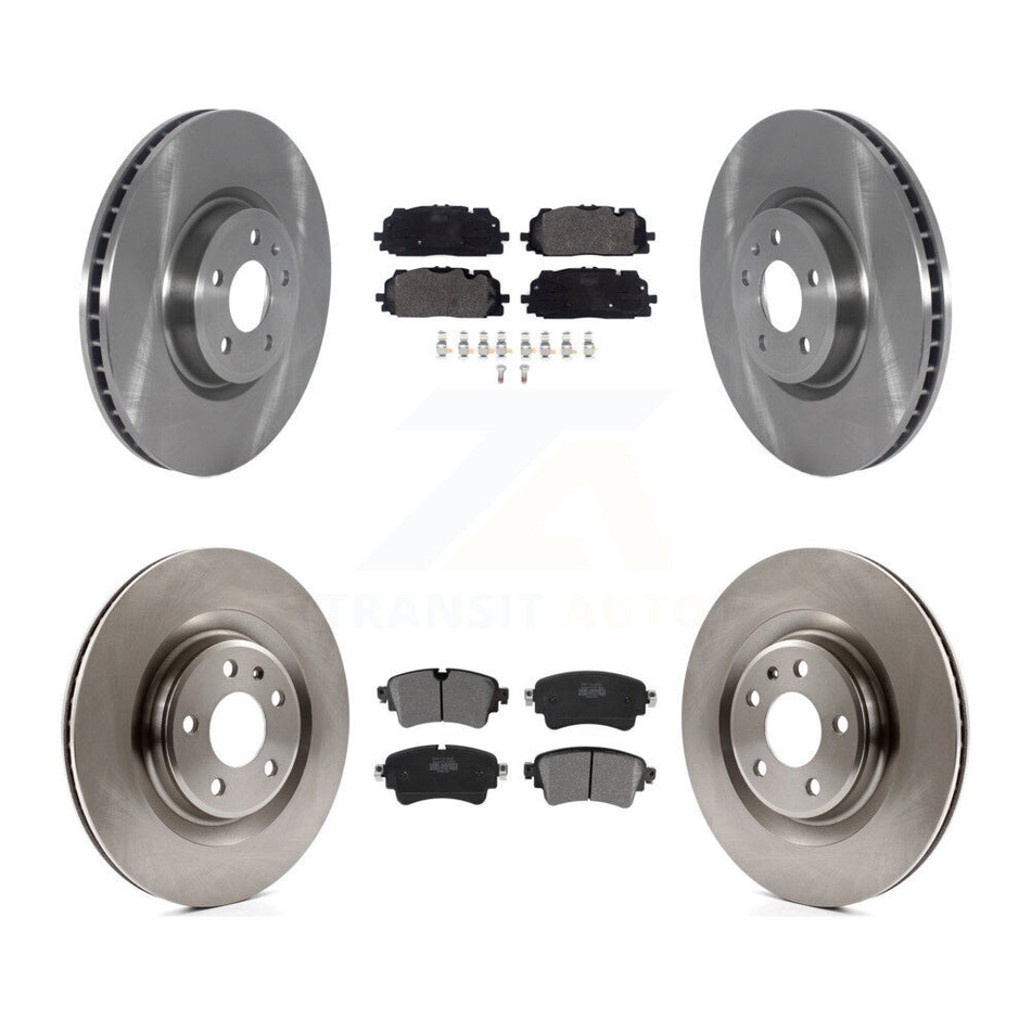 Front Rear Disc Brake Rotors And Semi-Metallic Pads Kit For Audi S5 S4 Sportback K8F-103505