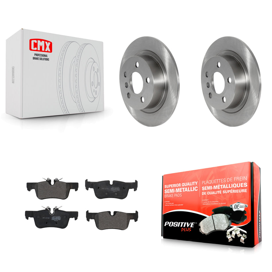 Rear Disc Brake Rotors And Semi-Metallic Pads Kit For Mini Cooper Countryman BMW i3 Clubman K8F-103515