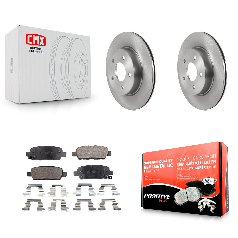 Rear Disc Brake Rotors And Semi-Metallic Pads Kit For Nissan Rogue Sport LEAF Qashqai K8F-103522