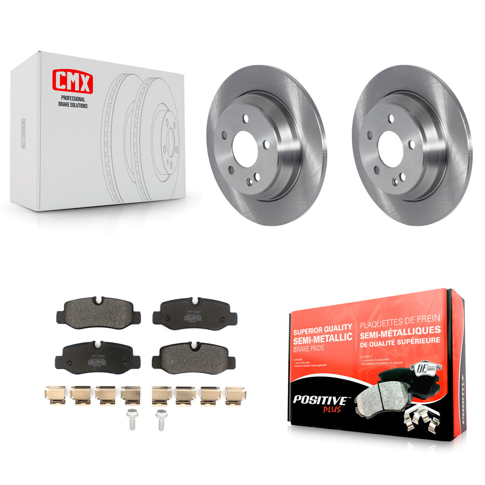 Rear Disc Brake Rotors And Semi-Metallic Pads Kit For Mercedes-Benz Metris K8F-103535
