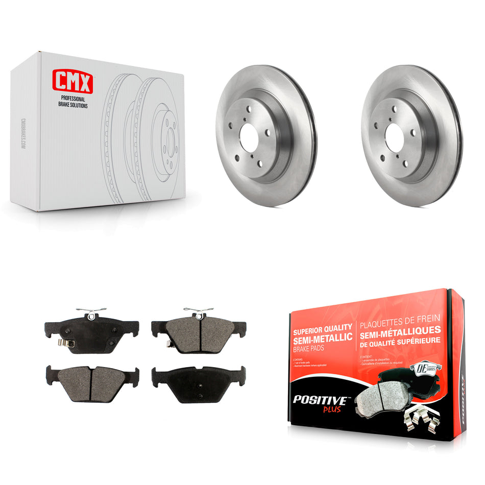 Rear Disc Brake Rotors And Semi-Metallic Pads Kit For Subaru Forester K8F-103541