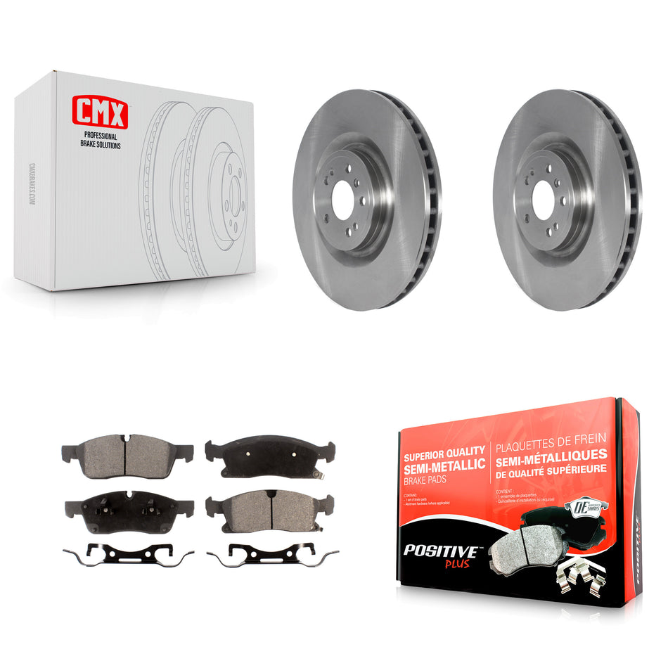 Front Disc Brake Rotors And Semi-Metallic Pads Kit For Mercedes-Benz ML350 GLS450 GL450 GL350 ML400 ML250 K8F-103557