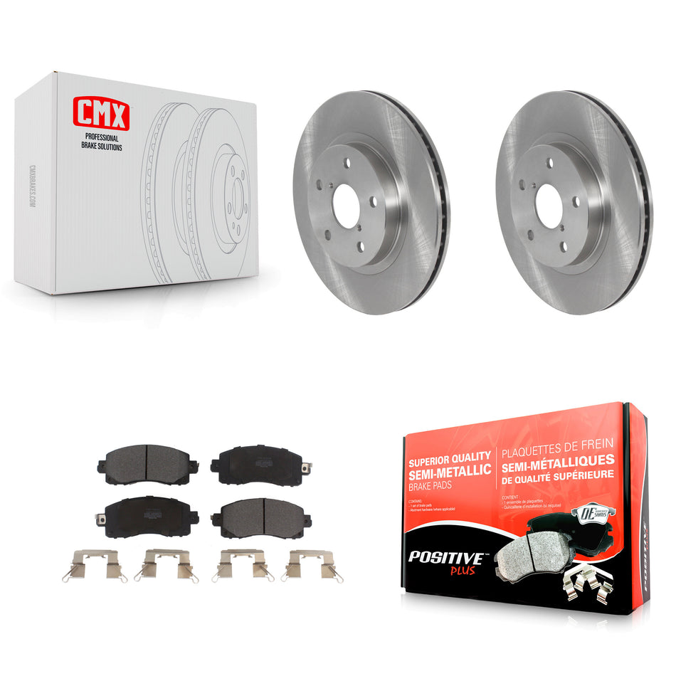 Front Disc Brake Rotors And Semi-Metallic Pads Kit For Subaru Forester K8F-103562