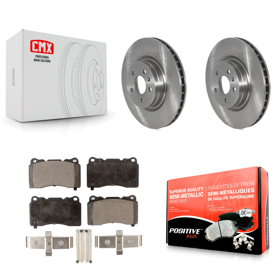 Front Disc Brake Rotors And Semi-Metallic Pads Kit For Tesla S X K8F-103566