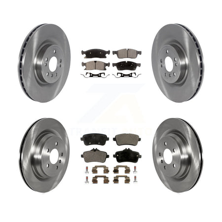 Front Rear Brake Rotors & Semi-Metallic Pad Kit For Mercedes-Benz GLE400 With AMG Package K8F-103572