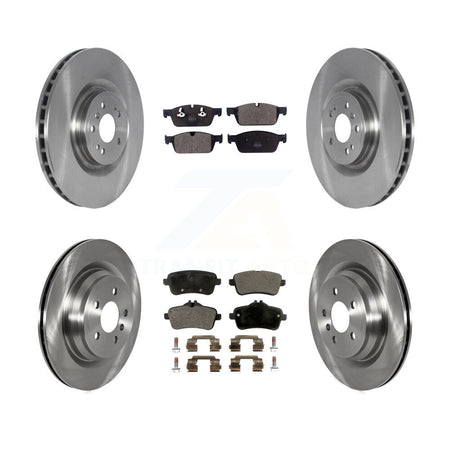 Front Rear Disc Brake Rotors And Semi-Metallic Pads Kit For Mercedes-Benz ML550 GLE550e K8F-103573