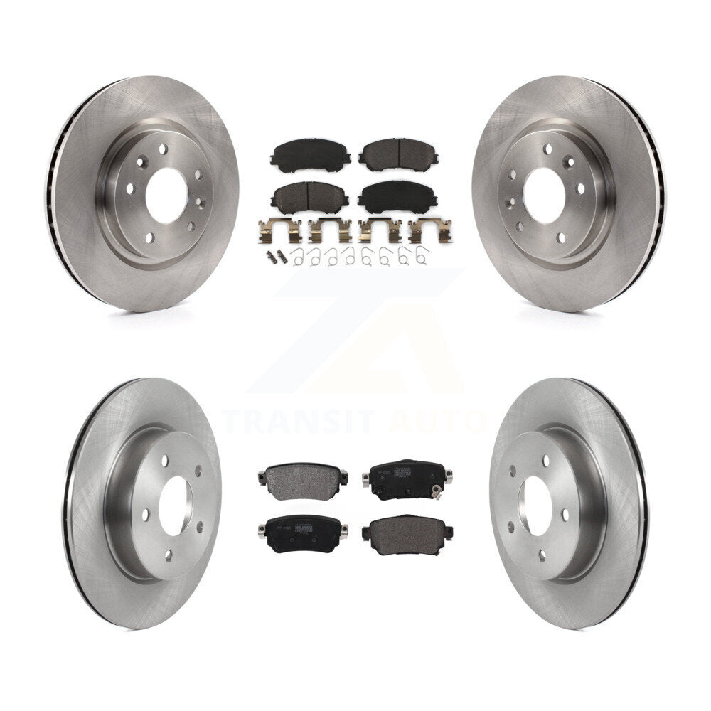 Front Rear Disc Brake Rotors And Semi-Metallic Pads Kit For Nissan Rogue Sport Qashqai K8F-103613