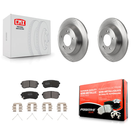 Rear Disc Brake Rotors And Semi-Metallic Pads Kit For Hyundai Kona K8F-103629