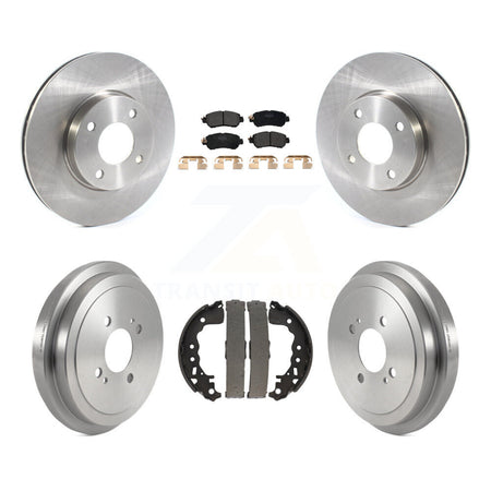 Front Rear Disc Brake Rotors Semi-Metallic Pads And Drum Kit For Nissan Kicks Versa K8F-103703