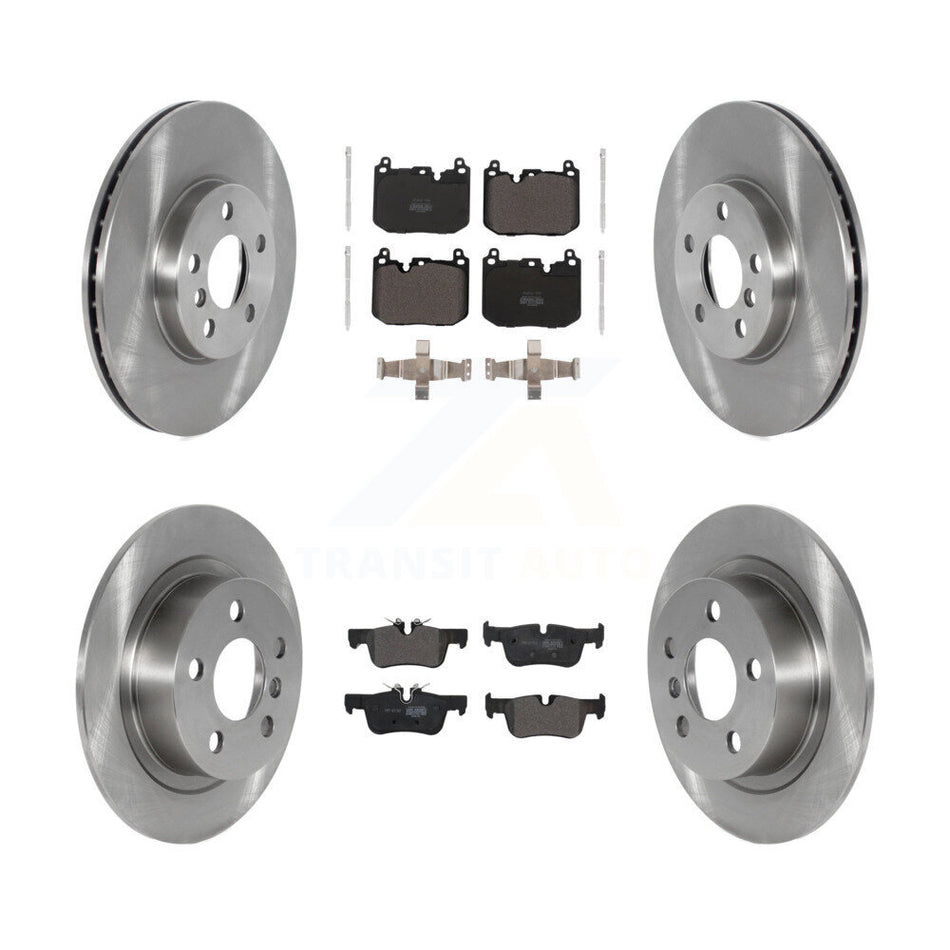 Front Rear Brake Rotor Semi-Metallic Pad Kit For Mini Cooper Clubman S With Sport Package K8F-103720