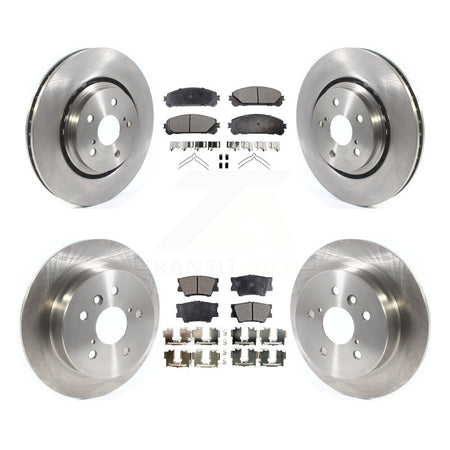 Front Rear Brake Rotor & Semi-Metallic Pad Kit For Toyota Camry With Manual Parking K8F-103752