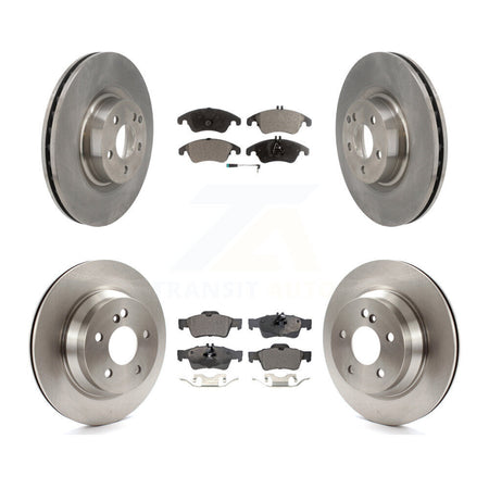 Front Rear Disc Brake Rotors And Semi-Metallic Pads Kit For Mercedes-Benz E400 K8F-103754
