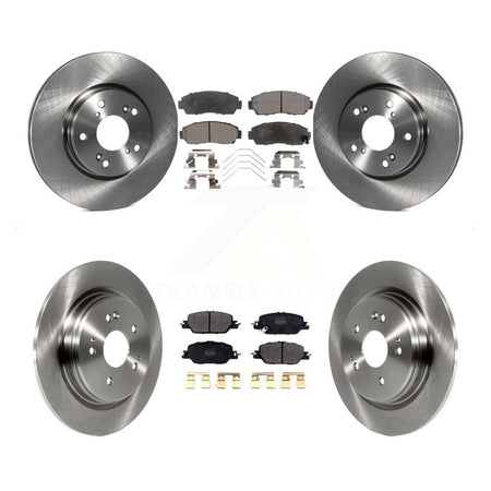 Front Rear Disc Brake Rotors And Semi-Metallic Pads Kit For Honda CR-V K8F-103756