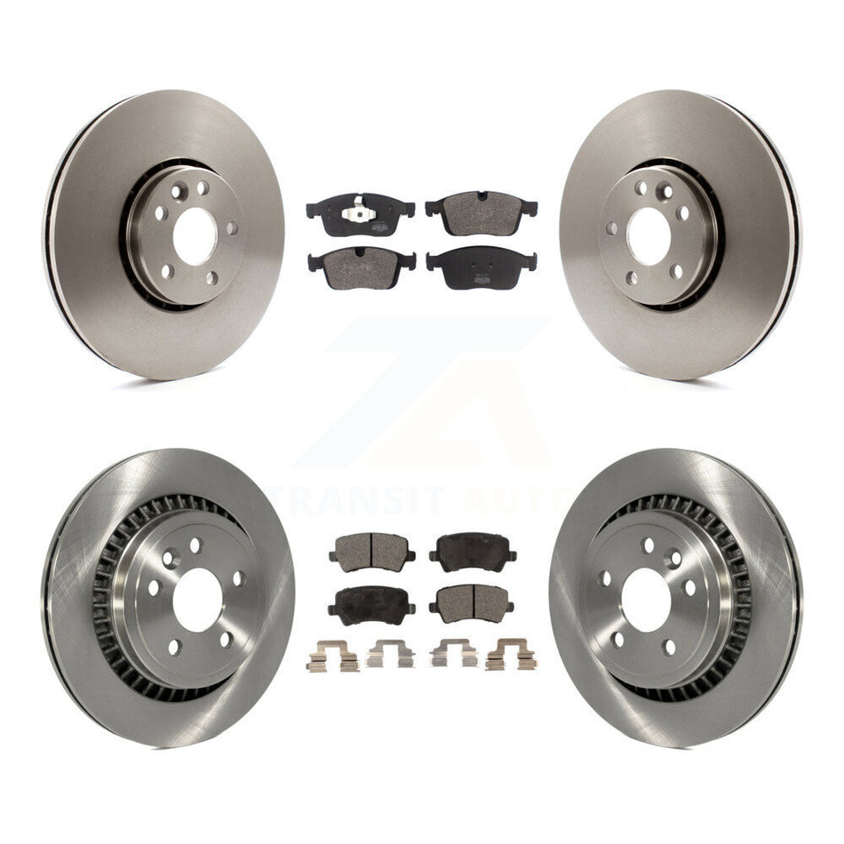 Front Rear Disc Brake Rotors And Semi-Metallic Pads Kit For Volvo XC60 K8F-103770