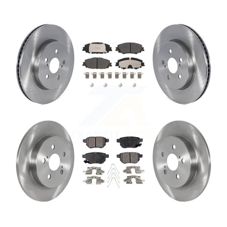 Front Rear Brake Rotor Semi-Metallic Pad Kit For Toyota Corolla With Manual Parking K8F-103810