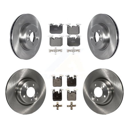 Front Rear Disc Brake Rotors And Semi-Metallic Pads Kit For 2018-2020 BMW M240i xDrive K8F-103826