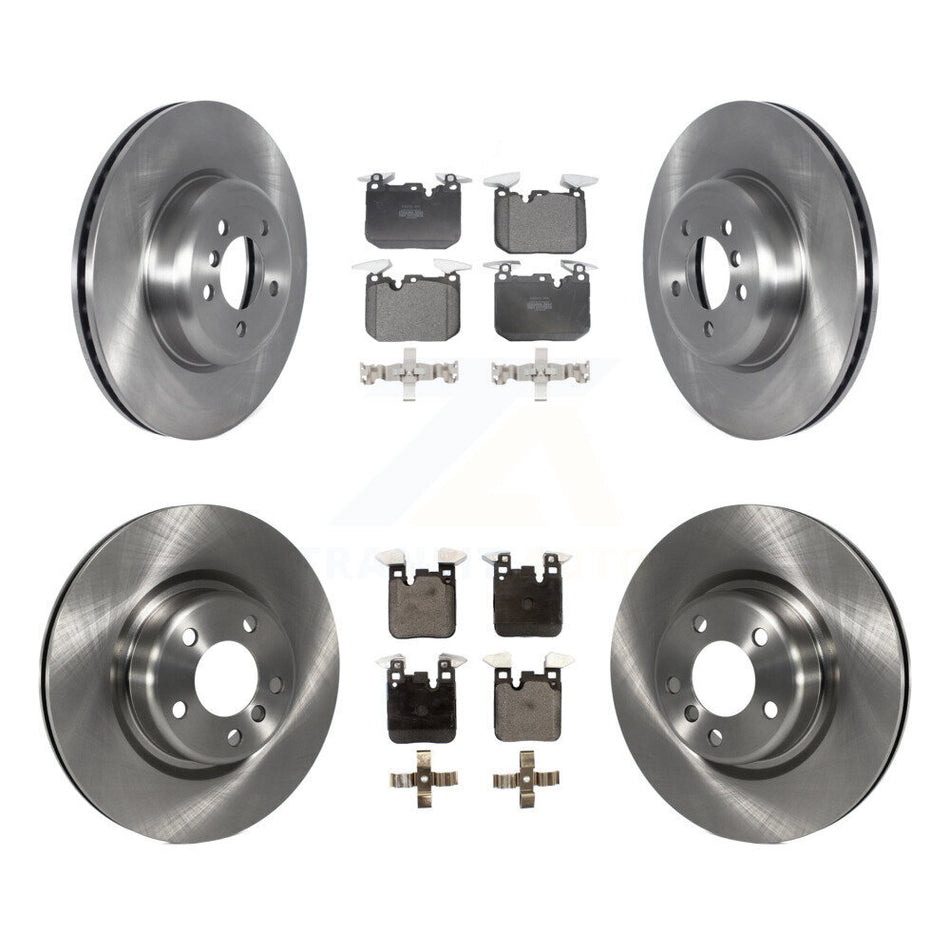 Front Rear Disc Brake Rotors And Semi-Metallic Pads Kit For 2018-2020 BMW M240i xDrive K8F-103826