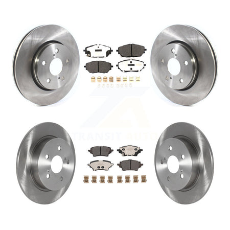 Front Rear Disc Brake Rotors And Semi-Metallic Pads Kit For Toyota C-HR K8F-103880