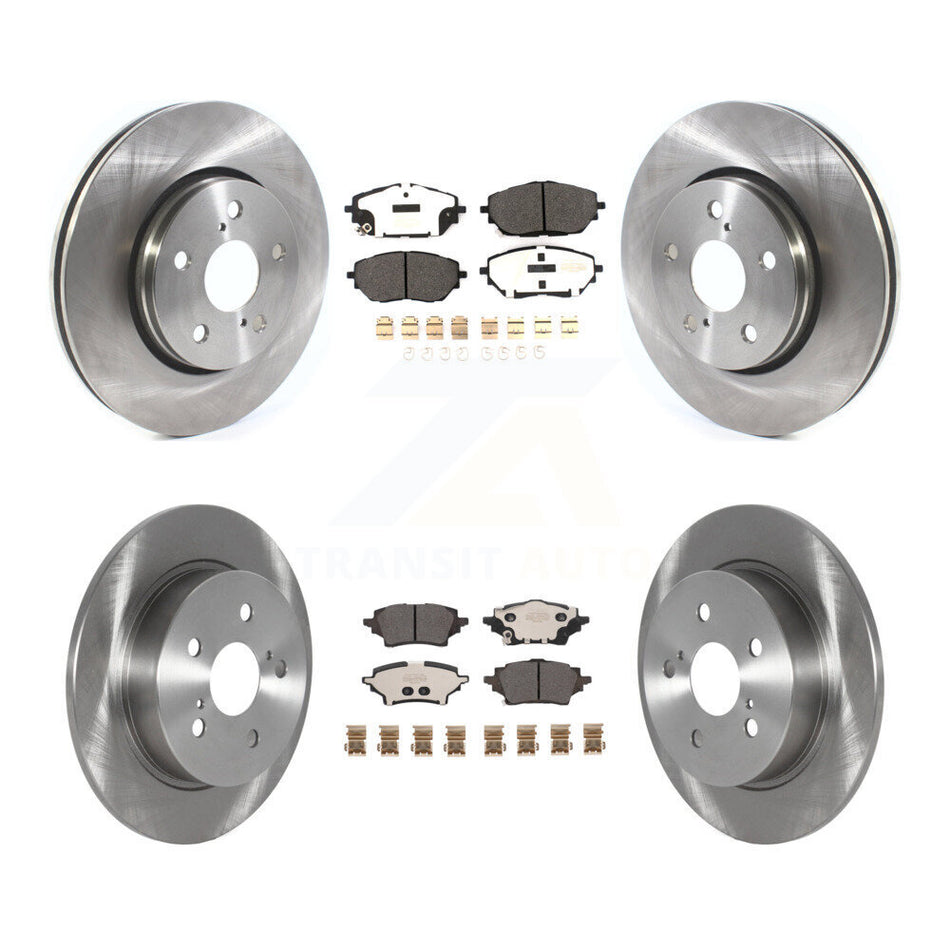 Front Rear Disc Brake Rotors And Semi-Metallic Pads Kit For Toyota C-HR K8F-103880