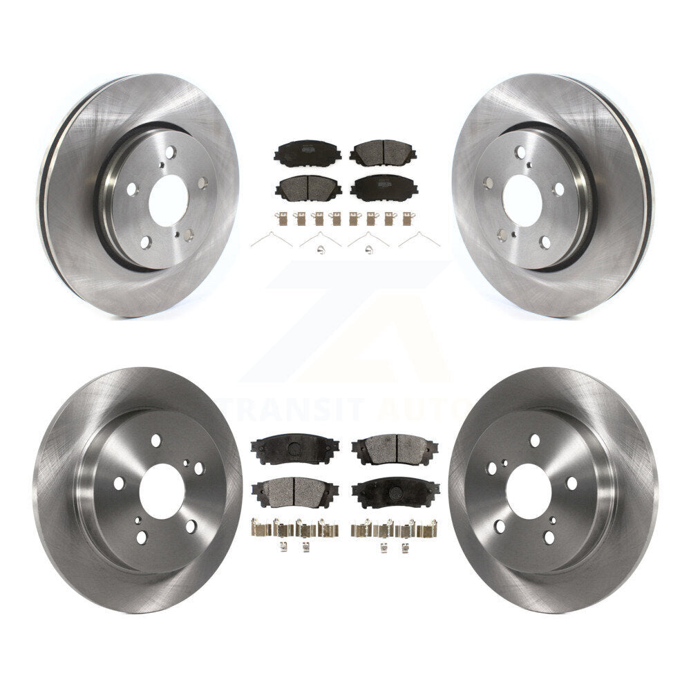 Front Rear Disc Brake Rotors And Semi-Metallic Pads Kit For Toyota C-HR K8F-103881