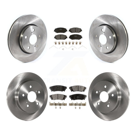 Front Rear Disc Brake Rotors And Semi-Metallic Pads Kit For Toyota C-HR K8F-103881
