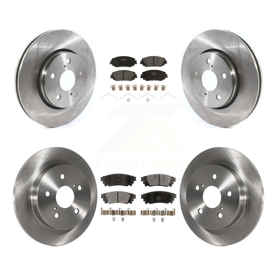 Front Rear Disc Brake Rotors And Semi-Metallic Pads Kit For Toyota C-HR K8F-103881