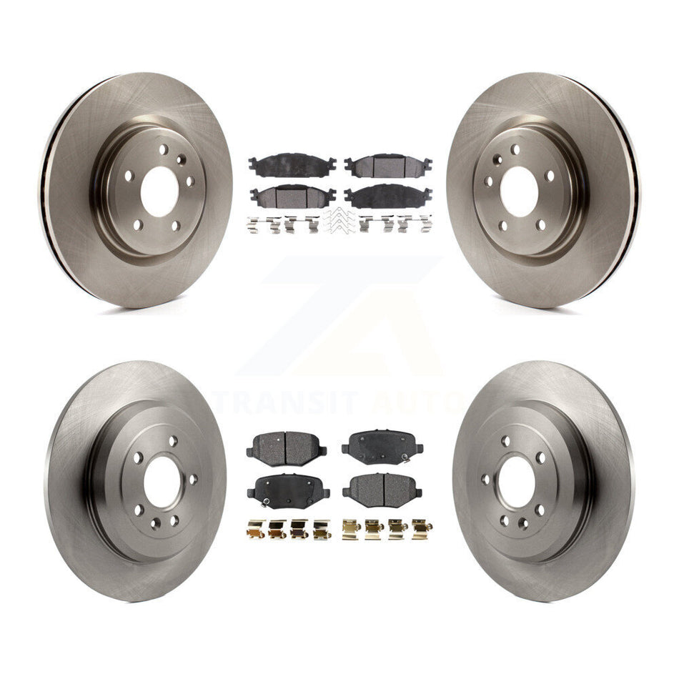 Front Rear Brake Rotors Semi-Metallic Pad Kit For Ford Explorer Without Heavy Duty Brakes K8F-103890