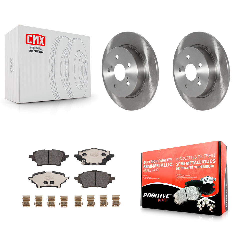Rear Disc Brake Rotors And Semi-Metallic Pads Kit For Toyota C-HR K8F-103898