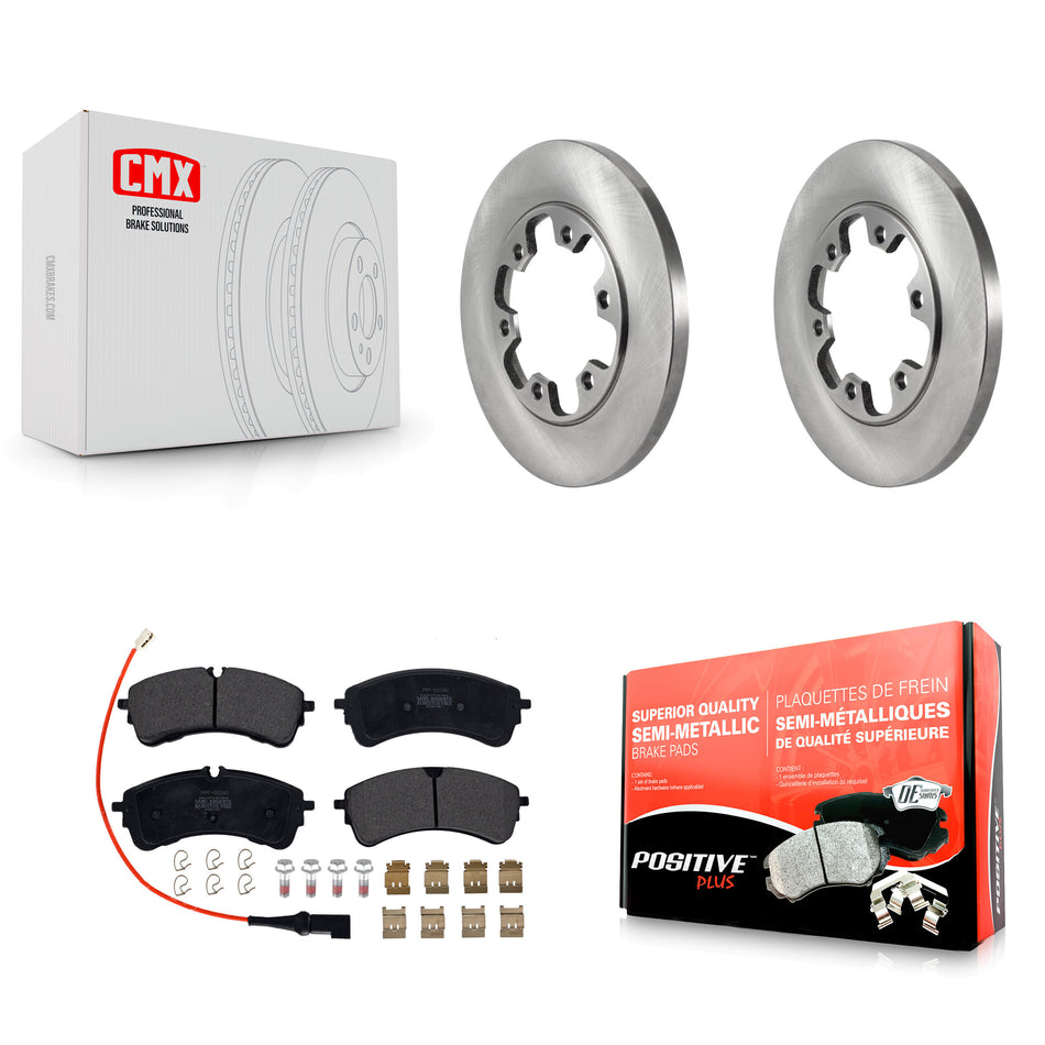 Rear Brake Rotors & Semi-Metallic Pad Kit For Ford Transit-250 Transit-150 Transit-350 HD K8F-103908