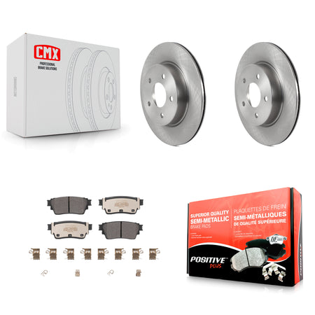 Rear Disc Brake Rotors And Semi-Metallic Pads Kit For Nissan Rogue K8F-103945