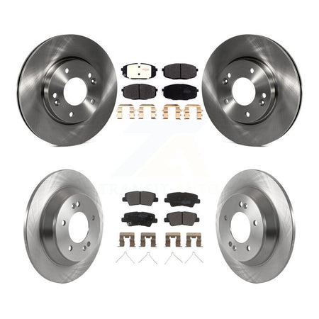 Front Rear Brake Rotor Semi-Metallic Pad Kit For Hyundai Kona With Electric Parking K8F-103958