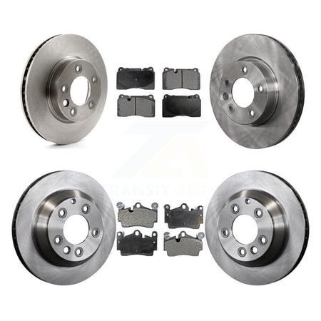 Front Rear Disc Brake Rotors And Semi-Metallic Pads Kit (6Pc) For Volkswagen Touareg K8F-103959