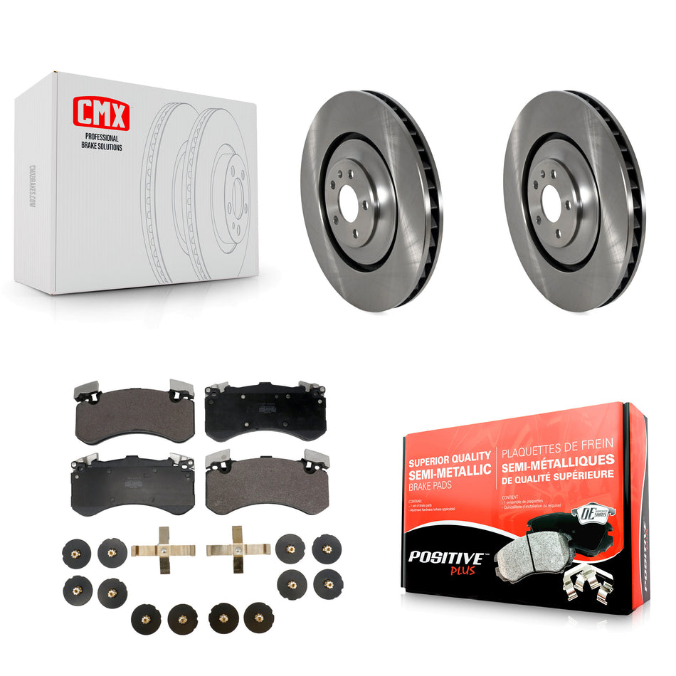 Front Disc Brake Rotors And Semi-Metallic Pads Kit For Audi A8 Quattro S8 S7 K8F-103968
