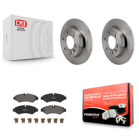 Rear Brake Rotor & Semi-Metallic Pad Kit For Mercedes-Benz Sprinter 2500 3500 4500 3500XD K8F-103985
