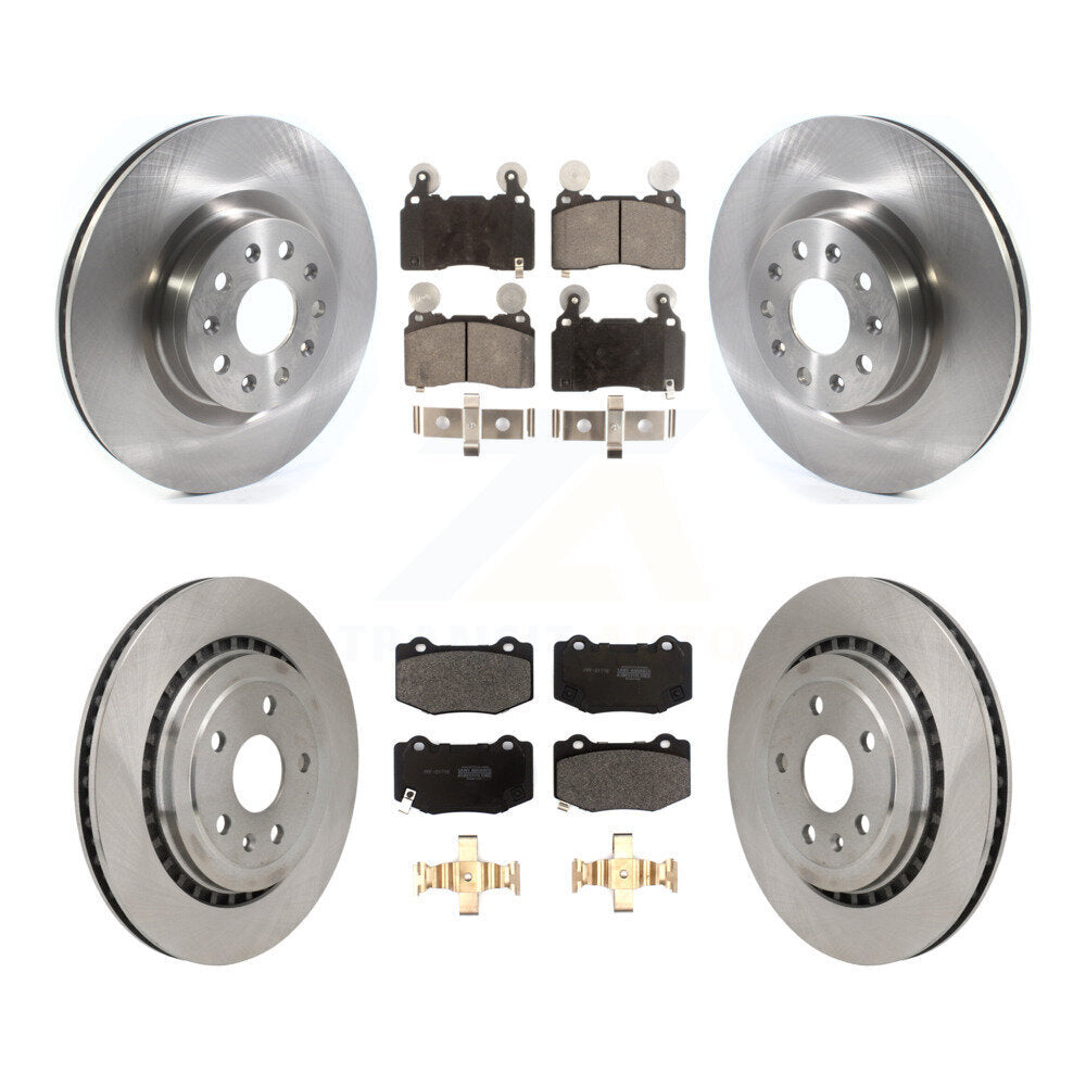 Front Rear Brake Rotor Semi-Metallic Pad Kit For 2016 Chevrolet Camaro With Brembo Brakes K8F-104013