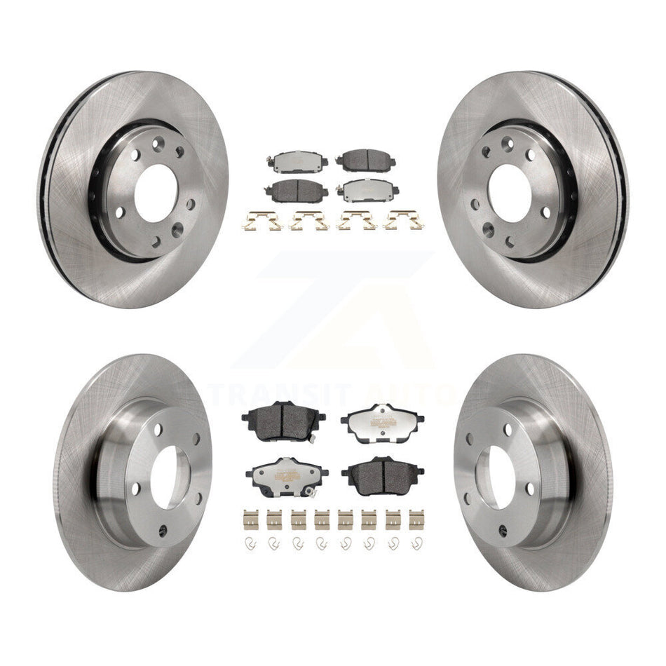 Front Rear Brake Rotor Semi-Metallic Pad Kit For 2020-2023 Nissan Sentra Disc rear brakes K8F-104032