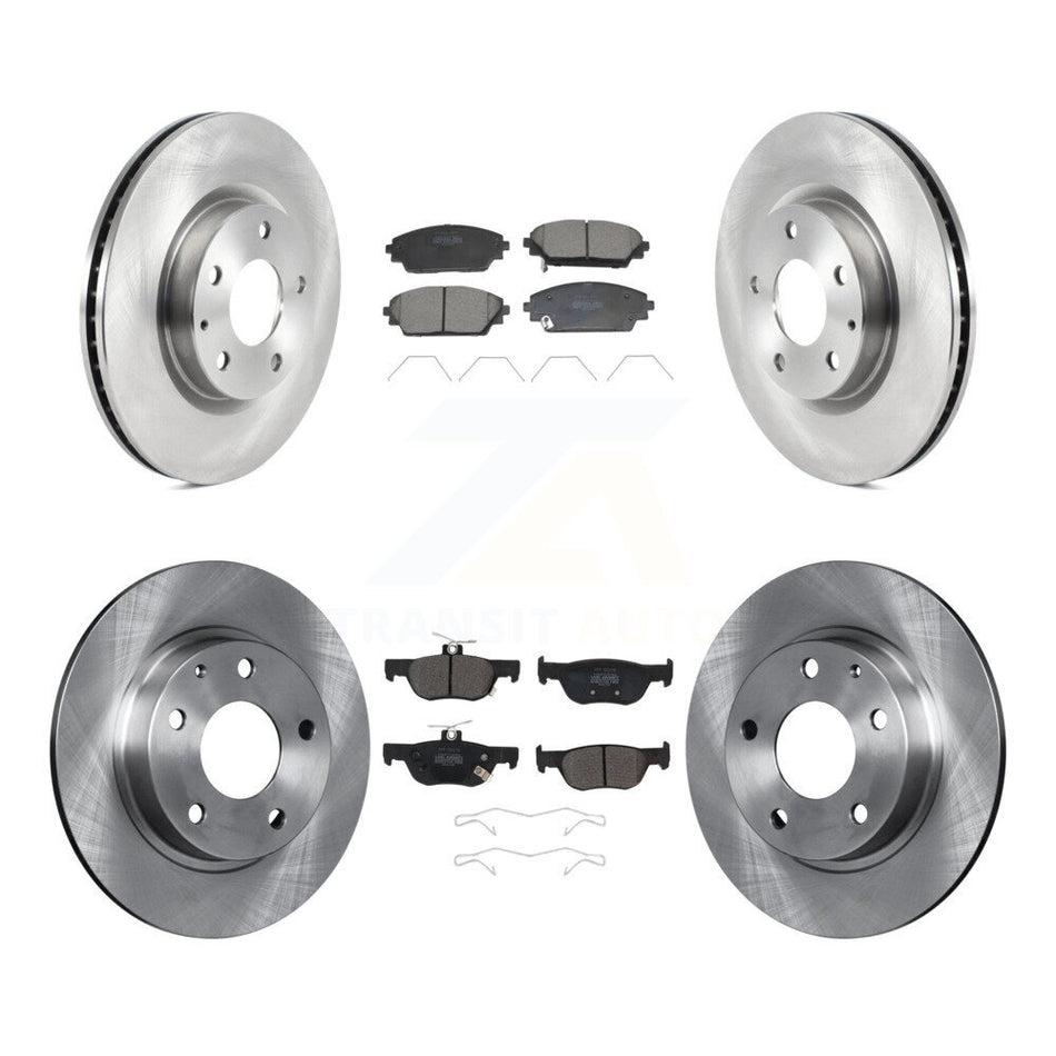 Front Rear Disc Brake Rotors And Semi-Metallic Pads Kit For Mazda CX-30 K8F-104034