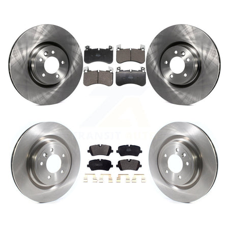 Front Rear Disc Brake Rotors And Semi-Metallic Pads Kit For Land Rover Range K8F-104036